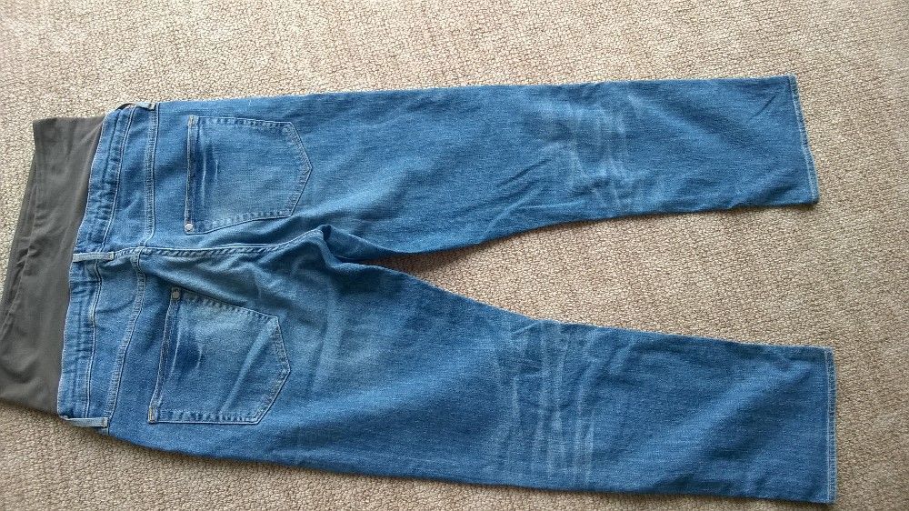 spodnie ciążowe jeansy HM MAMA, L