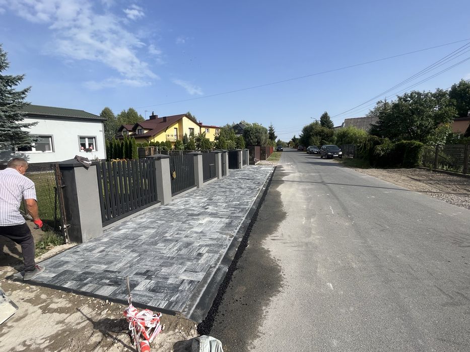 Układanie kostki brukowej