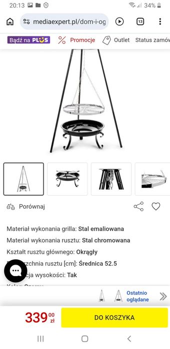 Gril ogrodowy jak nowy