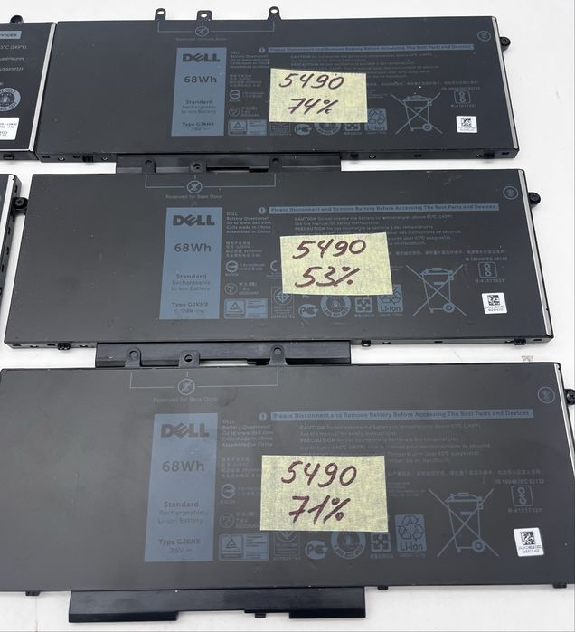 Батарея Dell AKB GJKNX 74-96-37-53-71% зносу
