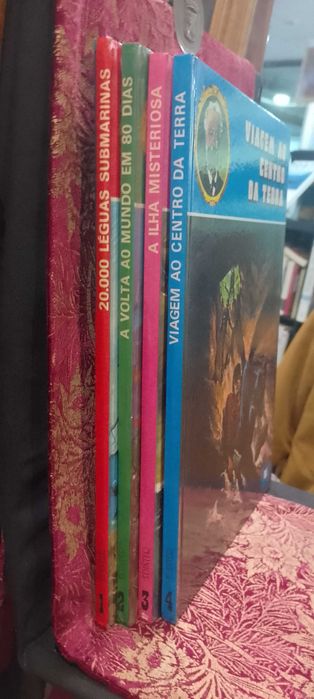 BD Coleção Ediclas Julio Verne 4 Volumes
