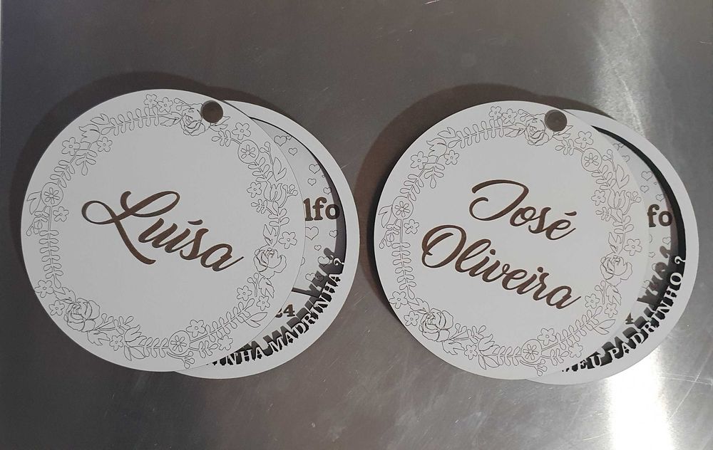 Convite personalizado Padrinho / Madrinha