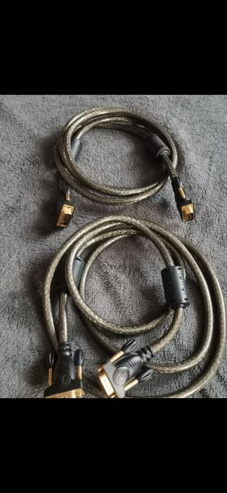 Przewód kabel monitora D-SUB 1.8m ferryt premium