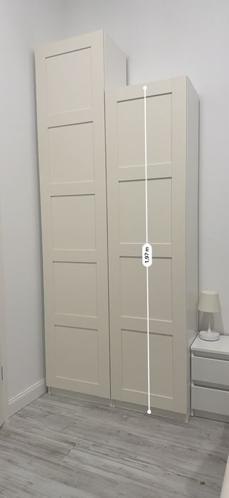 Szafy ikea biale
