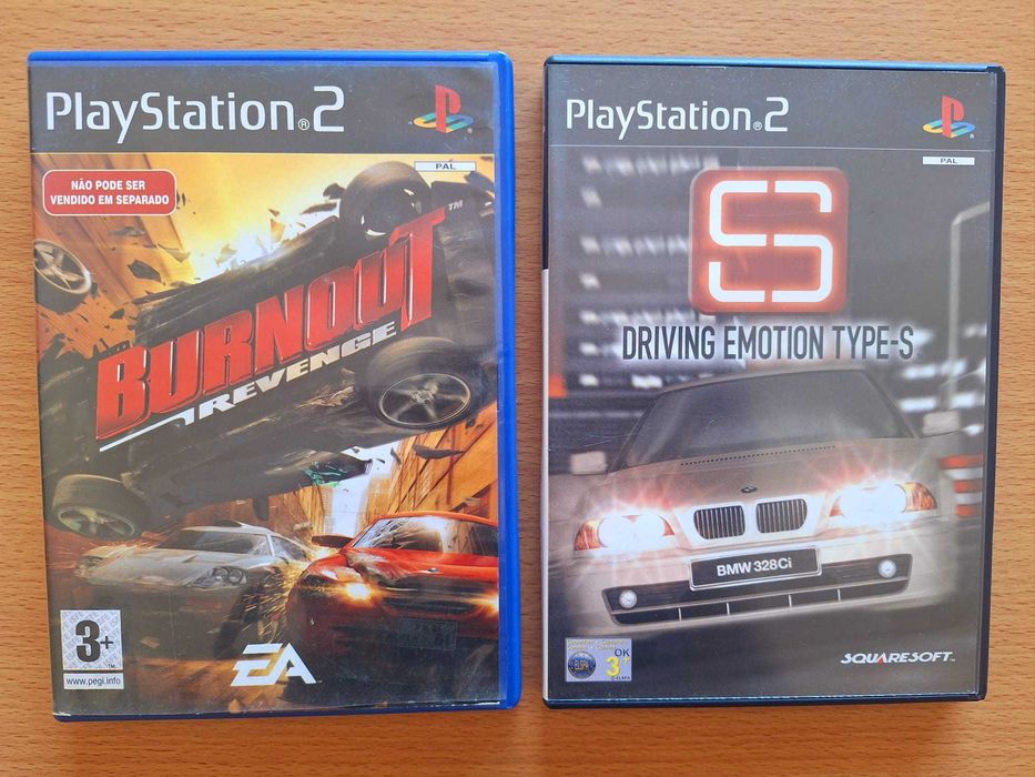 Burnout Revenge & Driving Emotion Type-S (PlayStation 2, PS2)