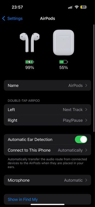 AirPods Gen 2 A2031, оригінал, Comfy, відмінний стан