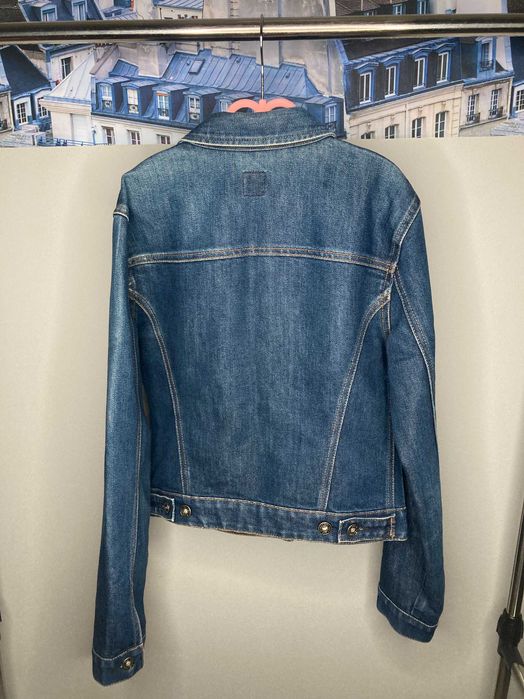 Джинсовая куртка Gap XS - короткая, тёмно-синяя