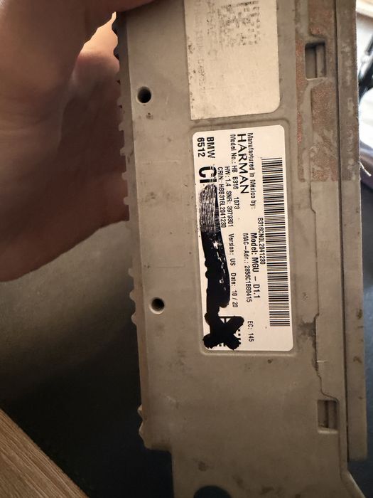 Блок мультимедіа BMW MGU id7 G01 G30 G05 G20 G22 G11 G06 G07 G02 G15 мгу id7