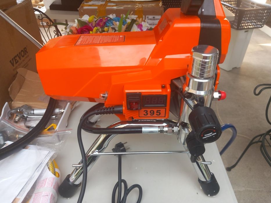 Maquina de pintar sem ar comprimido