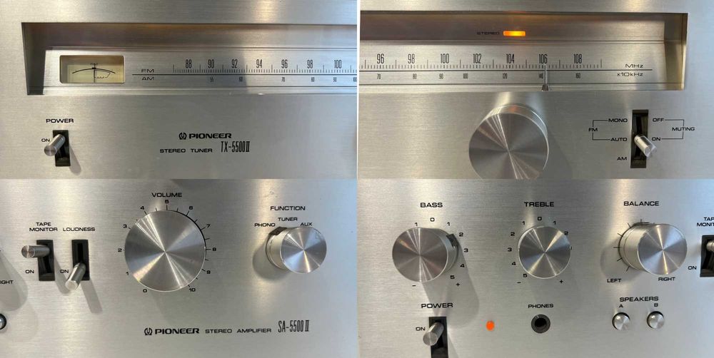 Pioneer SA-5500 & TX-5500 zestaw/piękny i dostojny/NOWY SERWIS/kultowy
