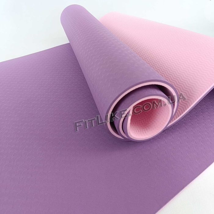 Потужні спортивні коврики/каремати/килимки TPE 8 мм для фітнеса/йоги