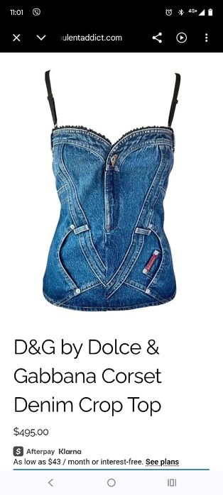 Dolce&Gabbana D&G Корсет,бюстье