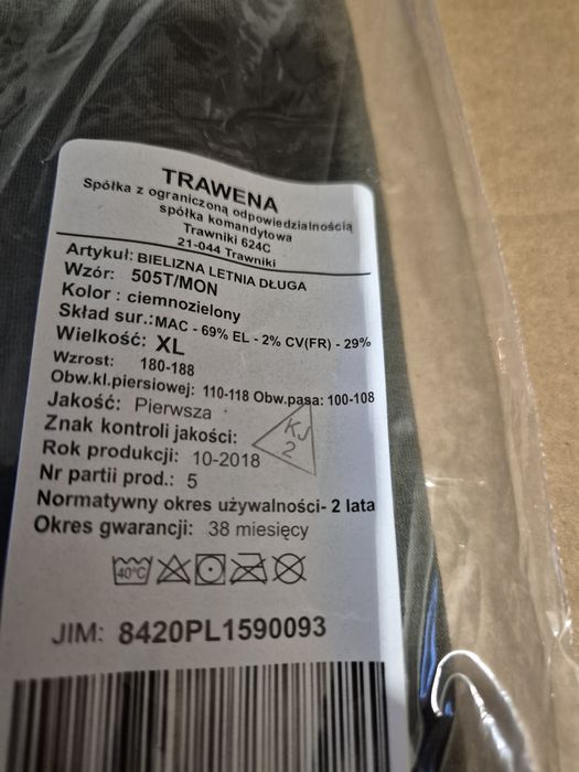 Bielizna męska letnia
