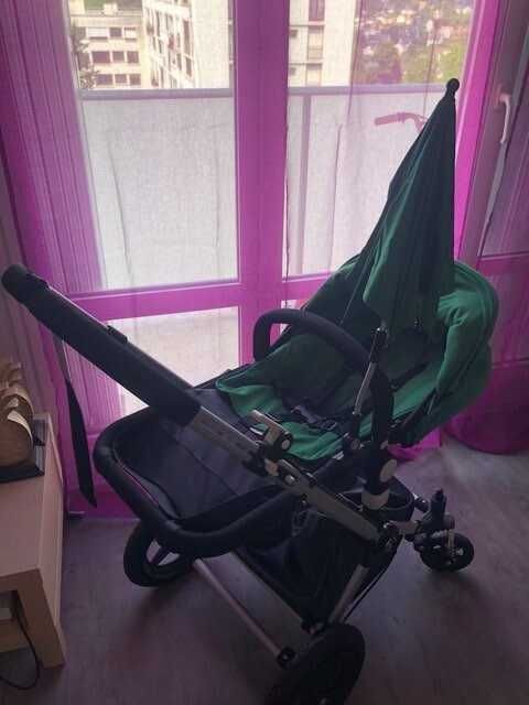 Carrinho de bebé Bugaboo Caméléon 3 em 1 preto e verde