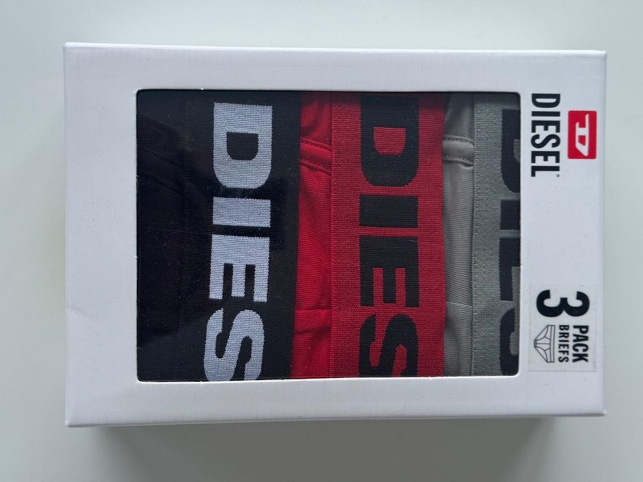 Męskie majtki Diesel 3szt nowe L