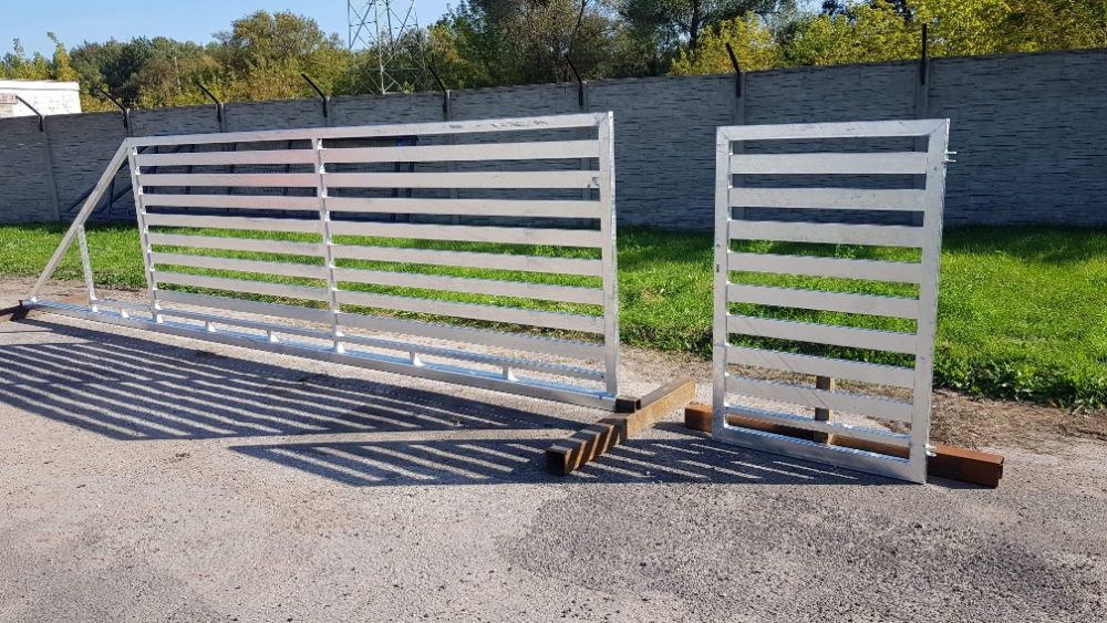 Brama przesuwna poziom profil 80x20 (4mx1,5m) PRODUCENT