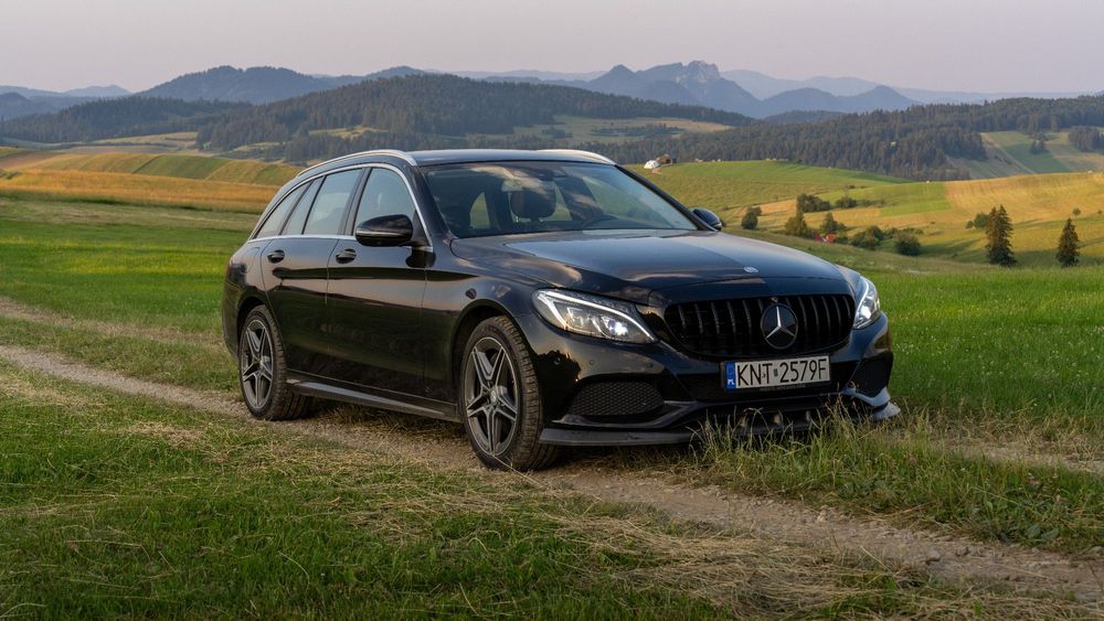 Mercedes-Benz Klasa C Mercedes C350e, Bogata Wersja, kamery 360, radary, pneumatyka, ZAMIANA