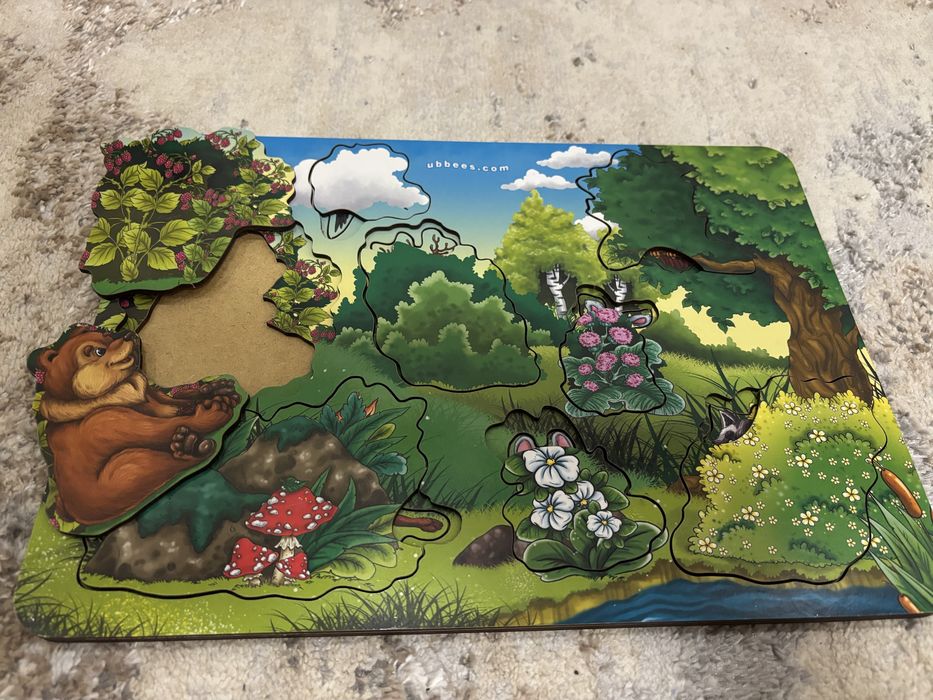 Деревʼяні пазли вкладиши