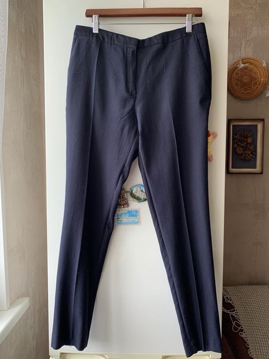 Жіночі штани брюки massimo dutti 100% тонка шерсть, L/42