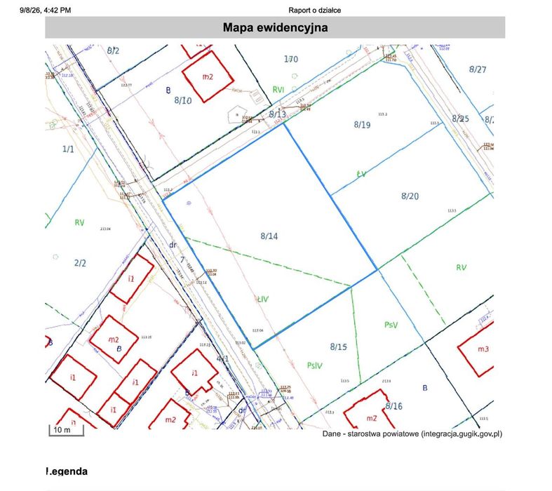 Działka budowlana 2090 m² | MPZP MNU | podział na 2 działki | Józefin - Widok 5