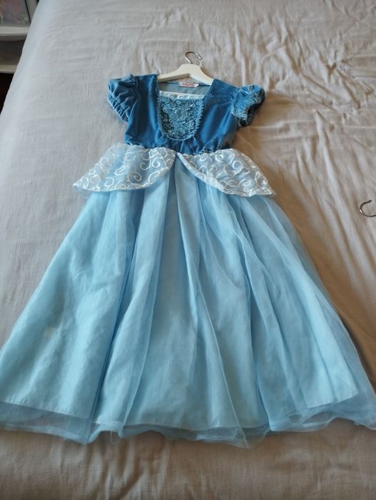 Vestido Cinderela 6 anos