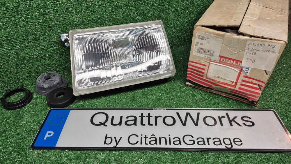 Otica Farol Esquerdo Nissan Micra K10 de 1983 a 1988 Ref. 10880.0902 NOVO DENJI
