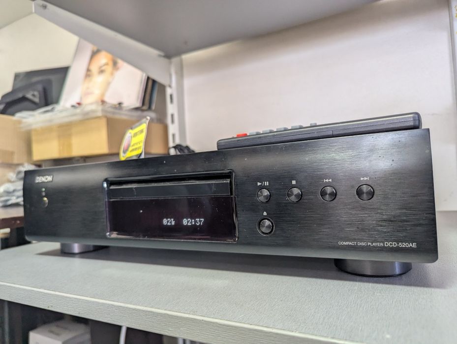 Denon DCD-520AE. CD Player. ЦАП Burr Brown PCM5102. CD, MP3