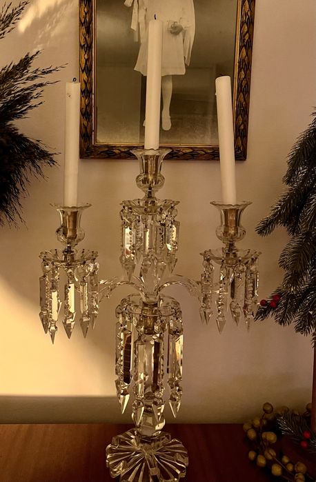 Baccarat kandelabr kryształ XIX w. Szczecin Gumieńce • OLX.pl