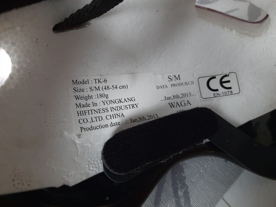 Kask dziewczęcy rowerowy