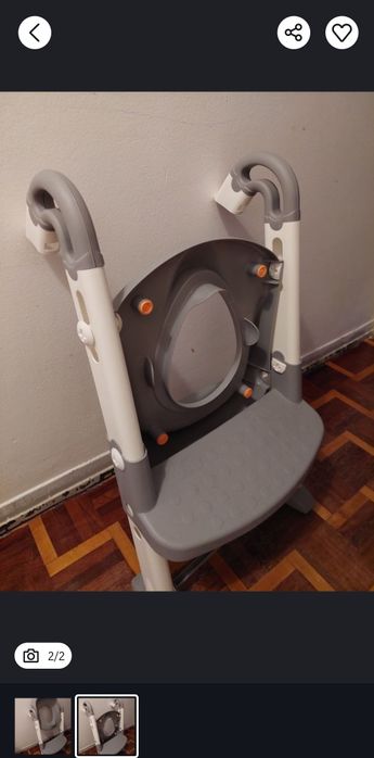 Redutor de sanita com escadas