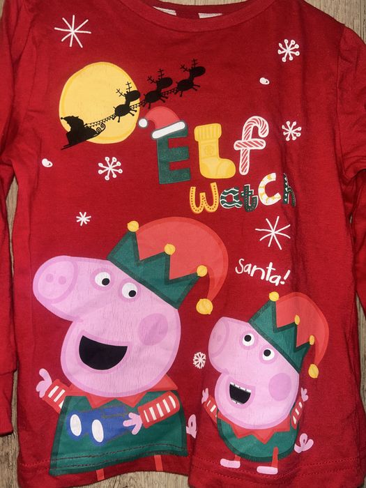 Bawełniana piżama dziewczęca Świnka Peppa TU