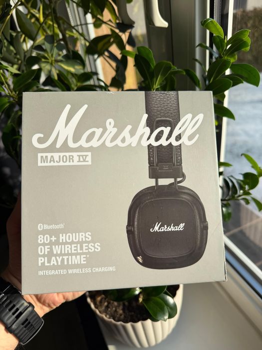 Słuchawki bezprzewodowe nauszne Marshall Major IV czarne TOMI-TECH