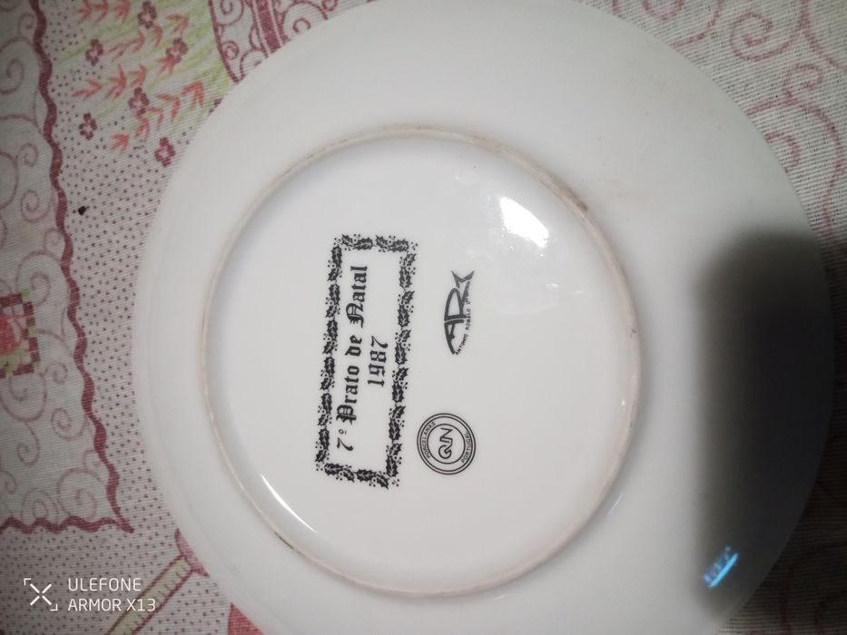 Prato de coleção de natal