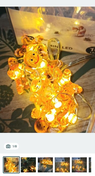 Новий набір. Гірлянди LED декоративні новорічні Чобітки та Шапка