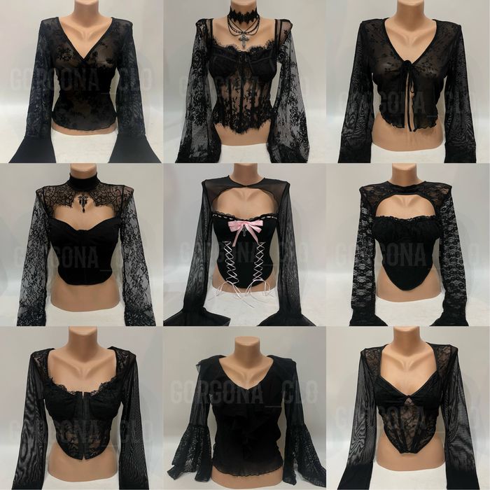 Готична блуза вінтаж