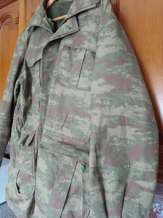 Parka da farda militar de combate paraquedistas Exército Turco M2008