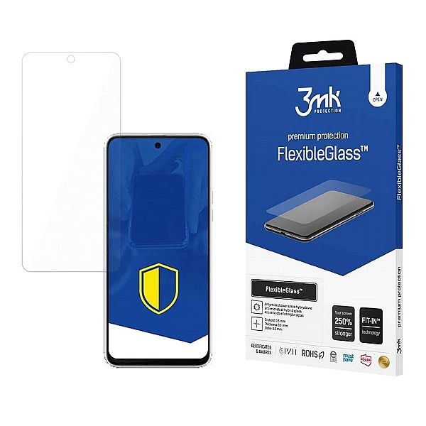 Szkło hybrydowe 3mk FlexibleGlass™ na HTC U23 Pro