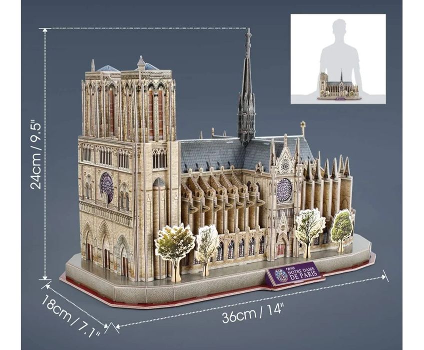 Puzzle 3D - Notre Dame de Paris