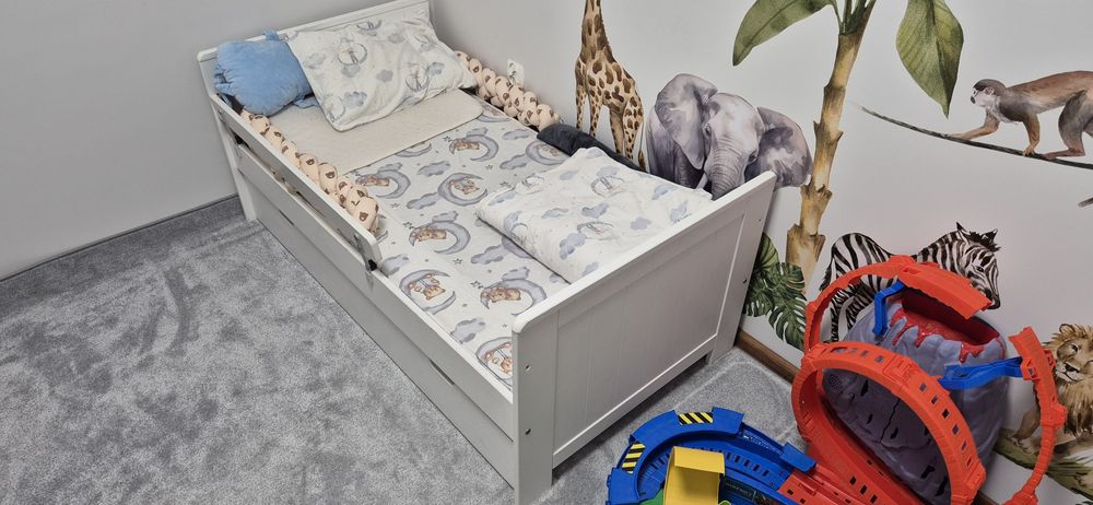 Łóżko dziecięce woodies z szuflada