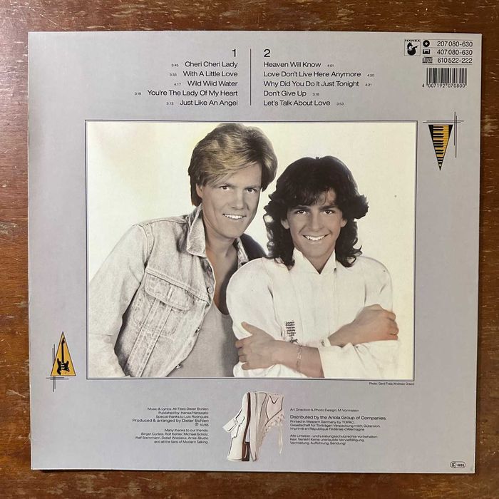 Modern Talking	2nd Album	Hansa	Germany		NM/NM