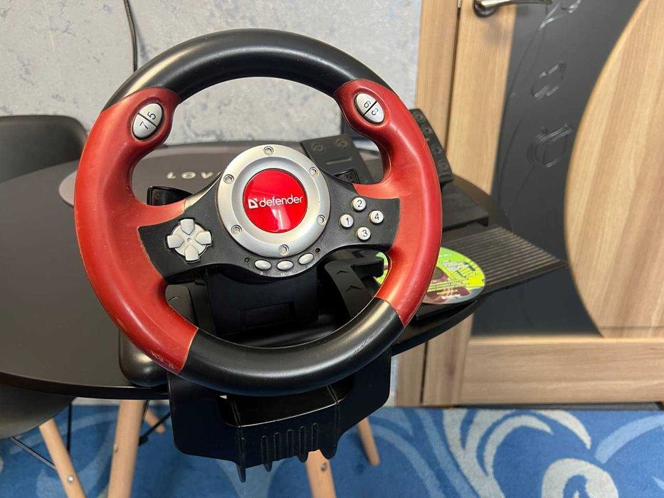 Ігровий Руль (Кермо) - Defender Challenge Mini LE (USB, Газ, Гальма)