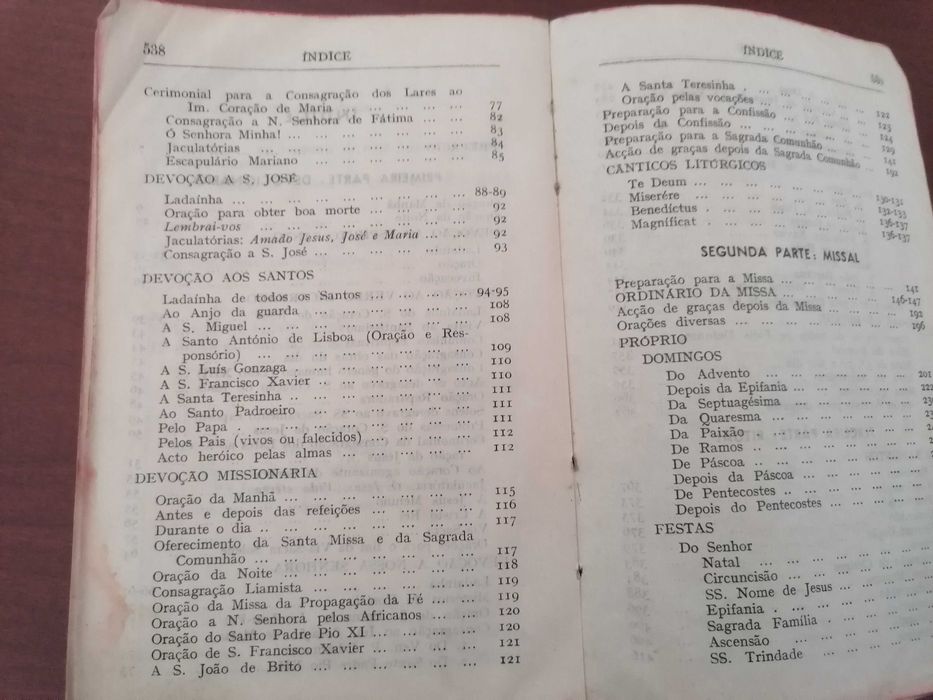 Manual de Oração Antigo (1944)
