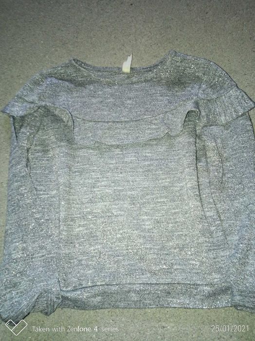 Camisola abrilhantada para menina 6/7 anos