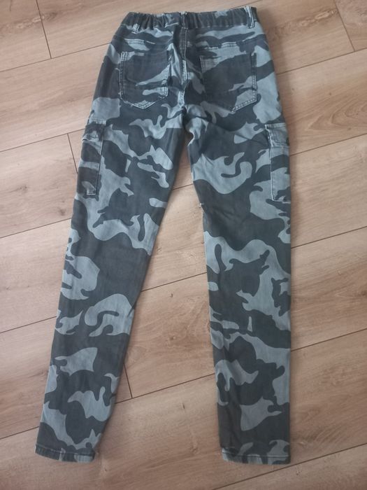 Spodnie damskie moro bojówki