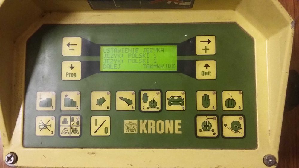 KRONE Komputer Pilot Sterownik Pulpit, JEZYK POLSKI NAPRAWA CombiPack