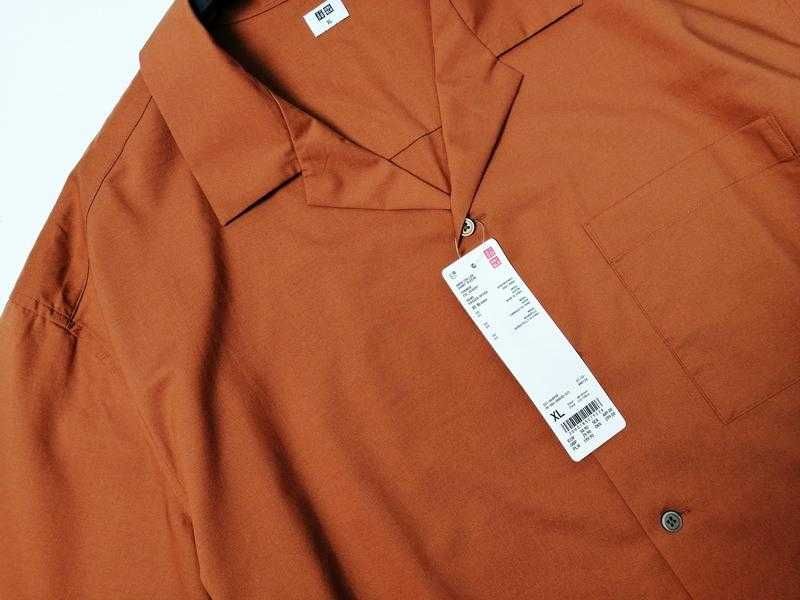 Свободная легкая рубашка шведка Uniqlo