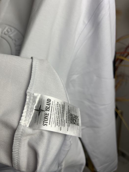 Bluza Stone Island XXL biala męska Nowa