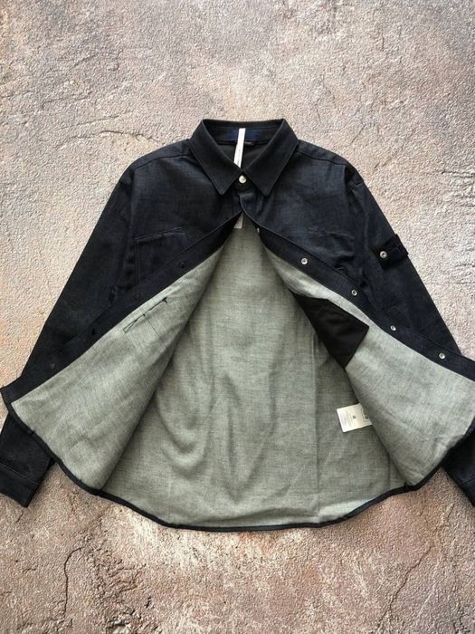 Stone Island Indigo Denim Over Shirt