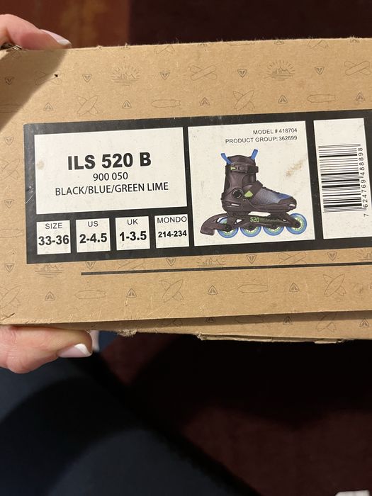 Дитячі ролики Firefly, ILS 520 B, розмір 33–36