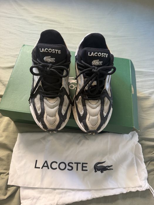 Ténis Lacoste L003 2K24 Black/White – Tam. 40.5 (Como Novos / Box + Accessories)